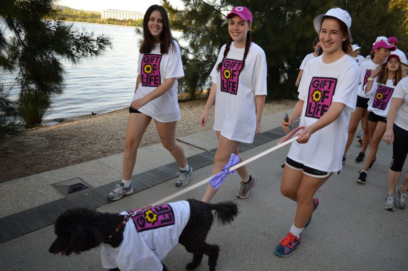 Participants in Gift of Life’s DonateLife Walk at Lake Burley Griffin.