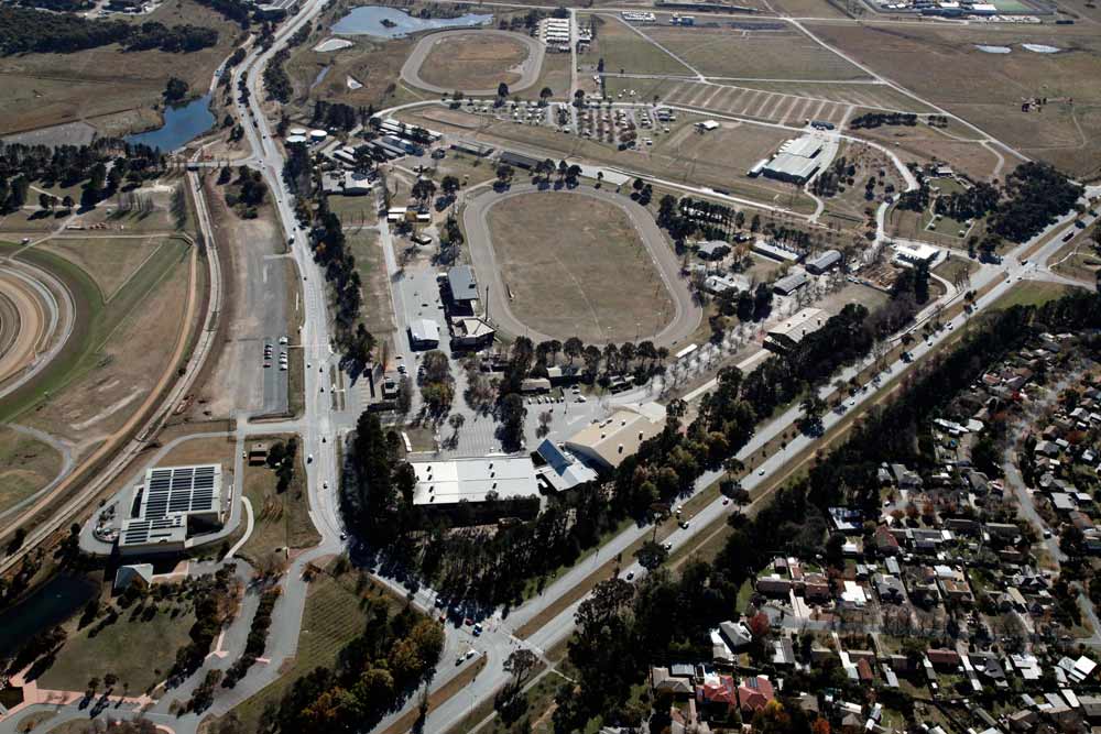 Aerial photo of Exhibition Park (EPIC)