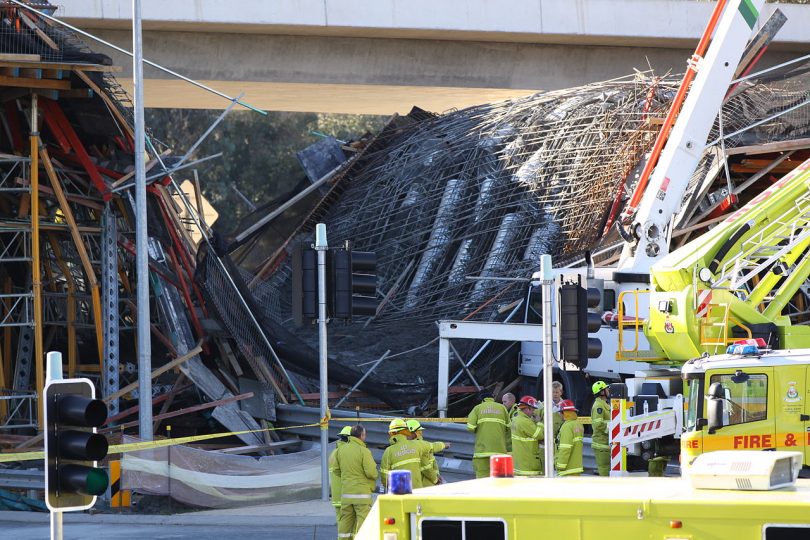 The collapse of a section of the Gungahlin Drive Extension 