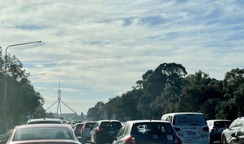 Traffic on Adelaide Avenue
