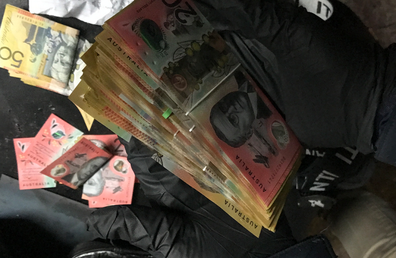 Drugs and cash from police raids