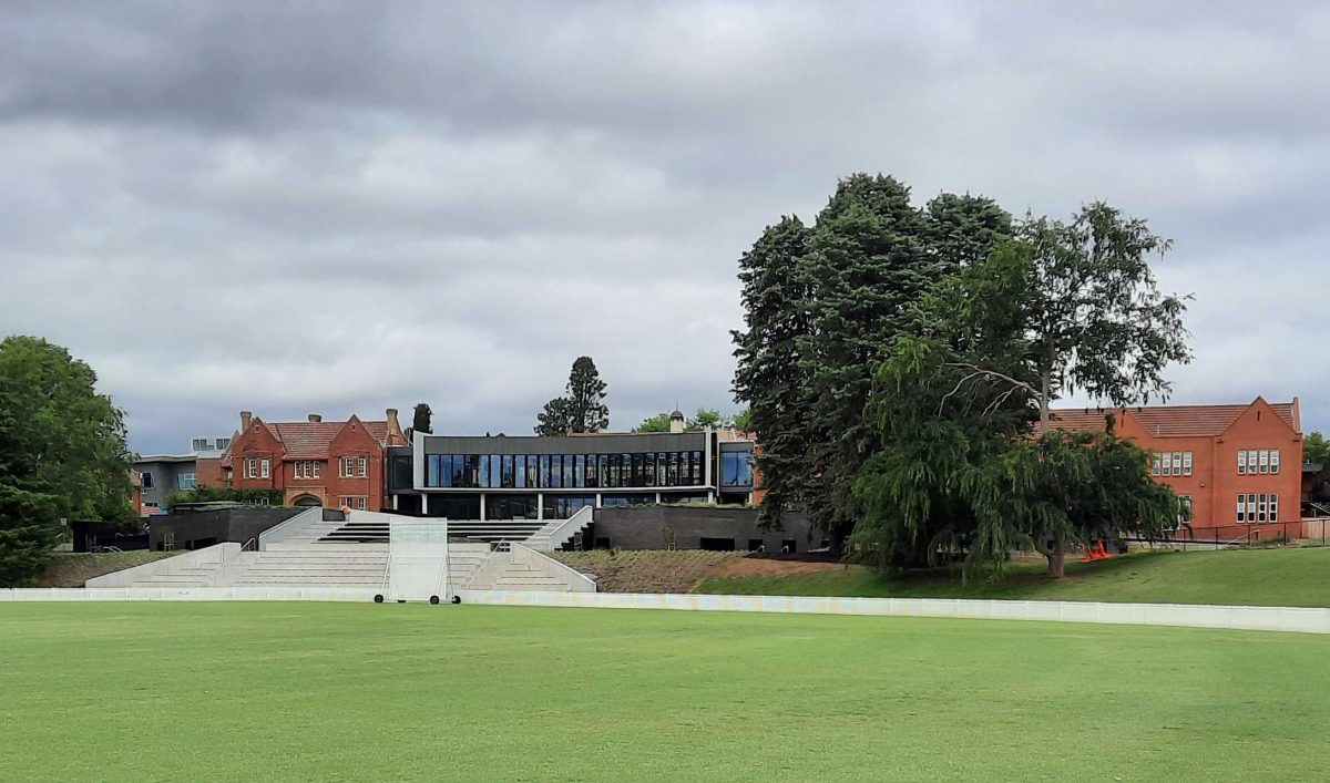 school oval and buildings