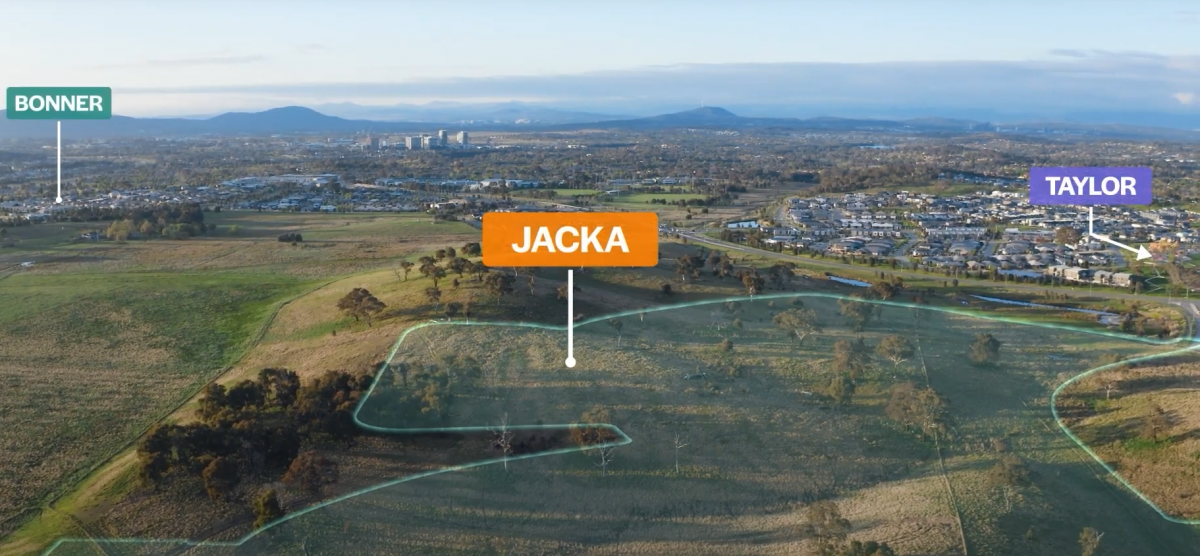 Aerial view of Jacka