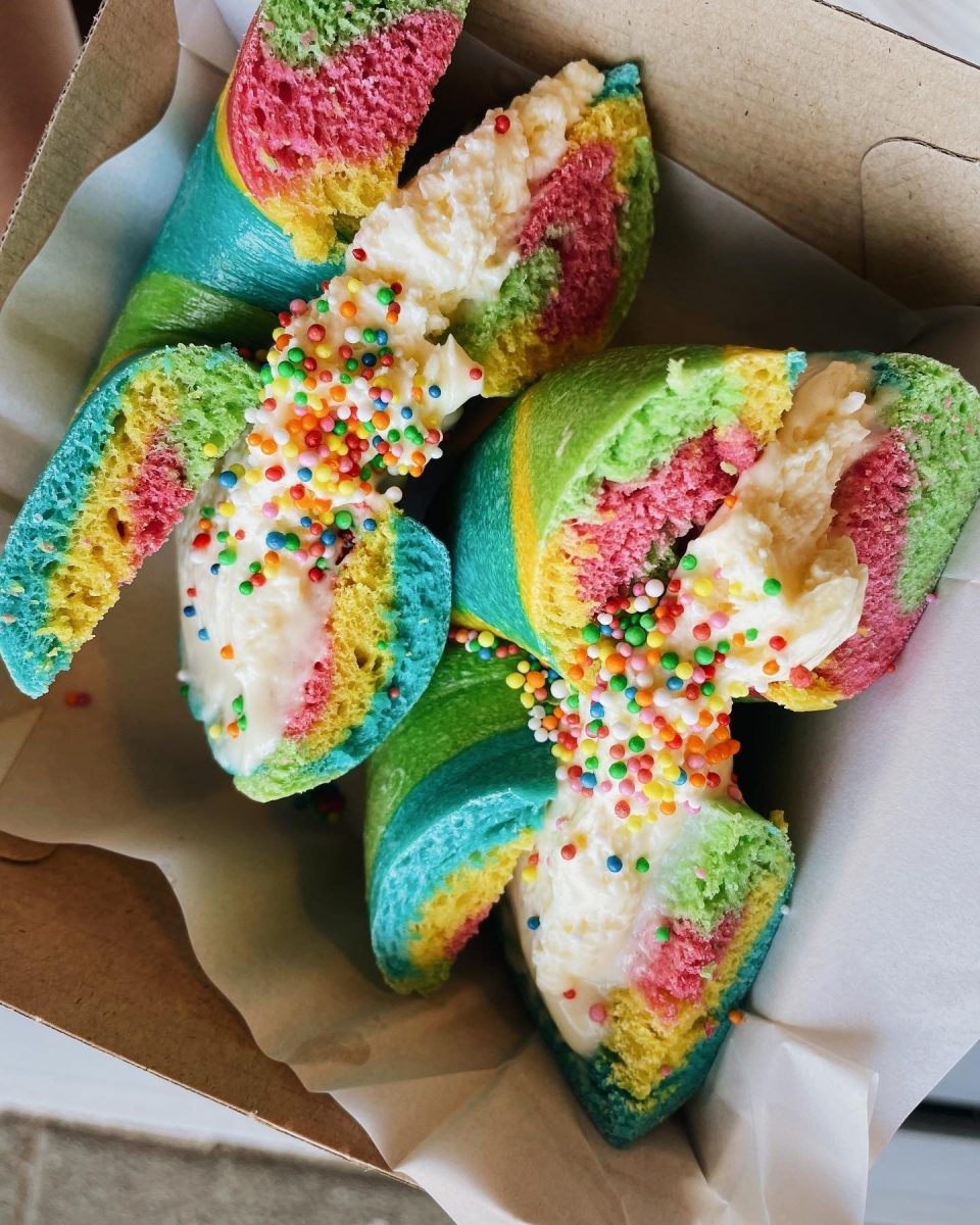 colourful bagels