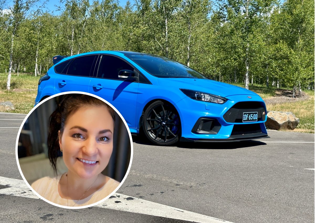 Ella Noble and her 2018 Ford Focus RS