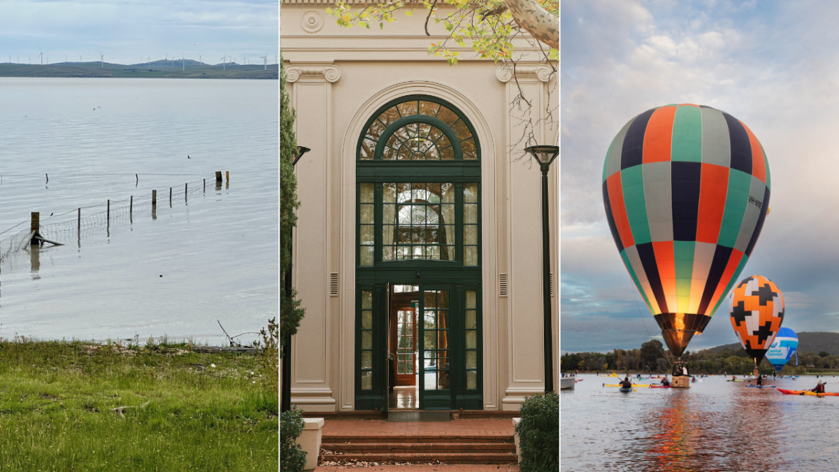 Lake George, Albert Hall, balloon