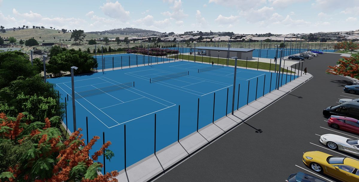 Gungahlin Tennis Centre design.