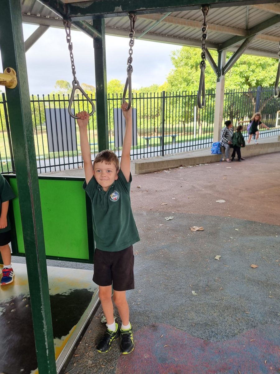 Boy on playground