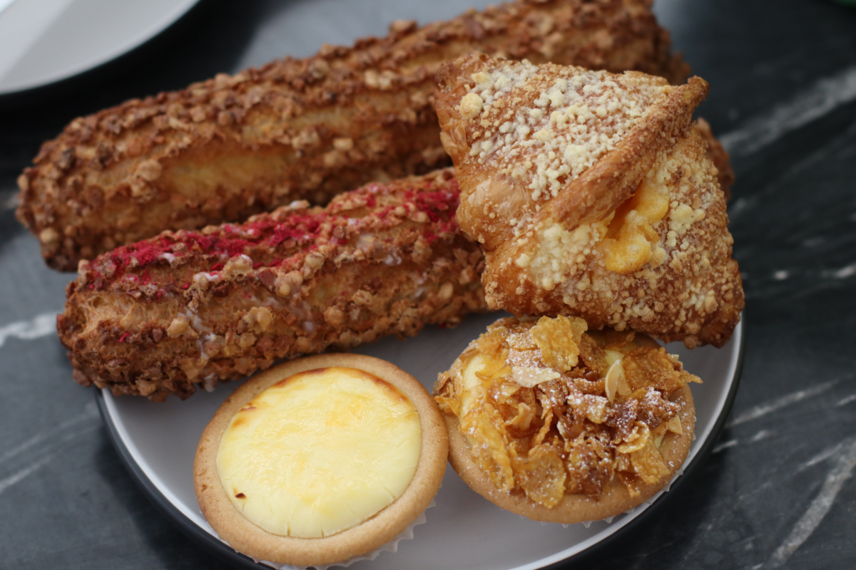 A selection of pastries