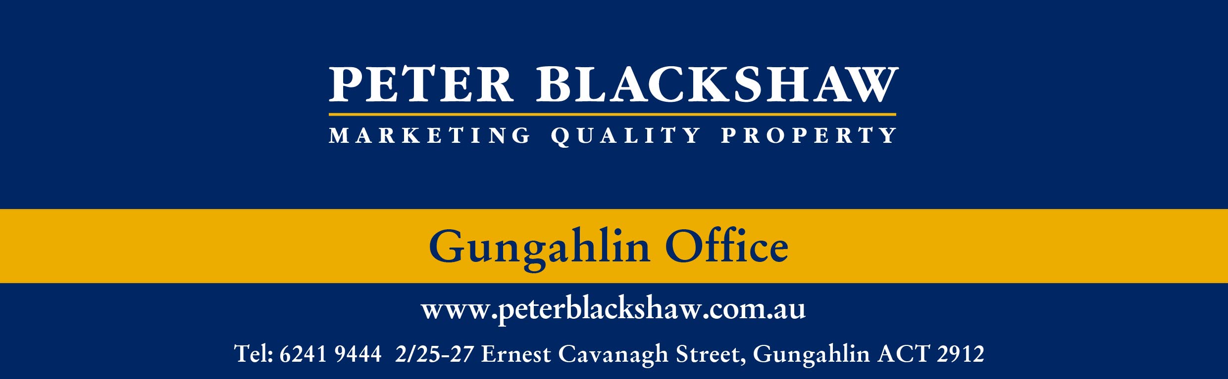 Peter Blackshaw Real Estate - Gungahlin
