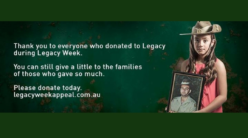 Legacy Week 2017 – Support the families of those who have served their country