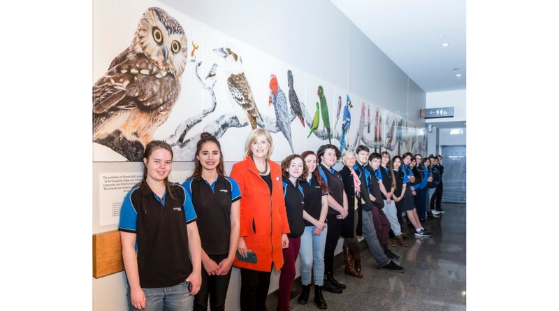 Local Gungahlin businesses progressing growth of arts in region with commission of student-led art wall