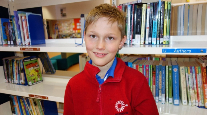 Angus wants to help Dyslexic kids at Harrison School