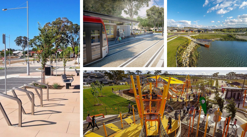 Gungahlin nominees for AILA ACT Australia Institute of Landscape Architects