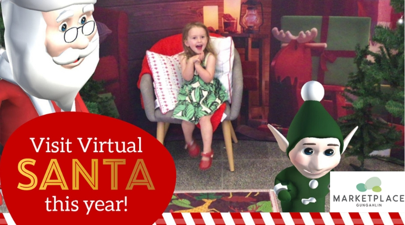 Virtual Santa and his cheeky little elf!