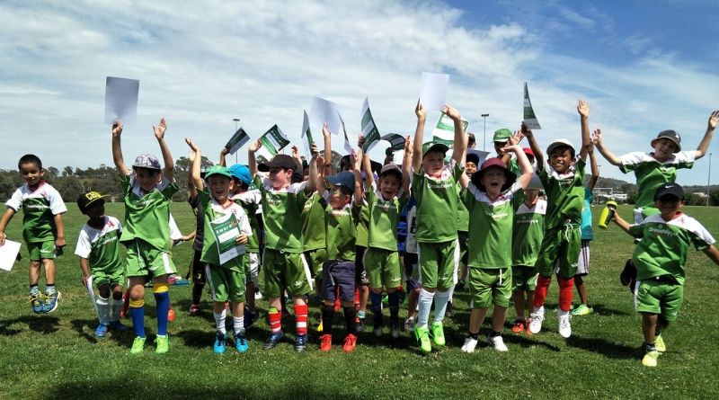 Grassroots soccer skills for kids at Grasshopper Soccer Canberra