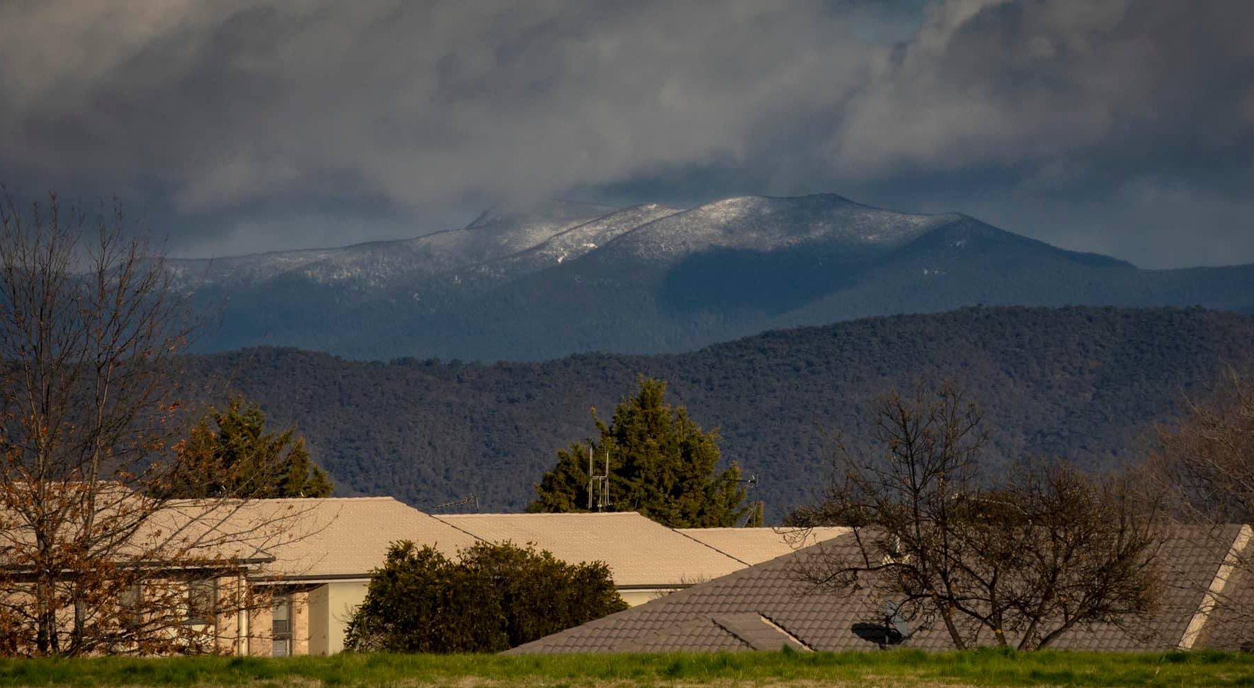 Canberra rugs up as cold blast brings the year's best chance of snow