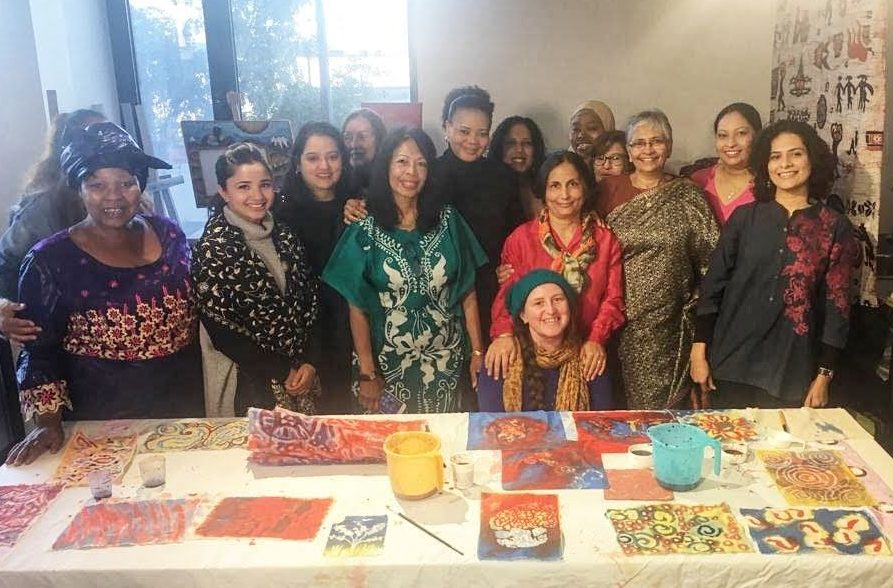 Artistic expression brings migrant women together