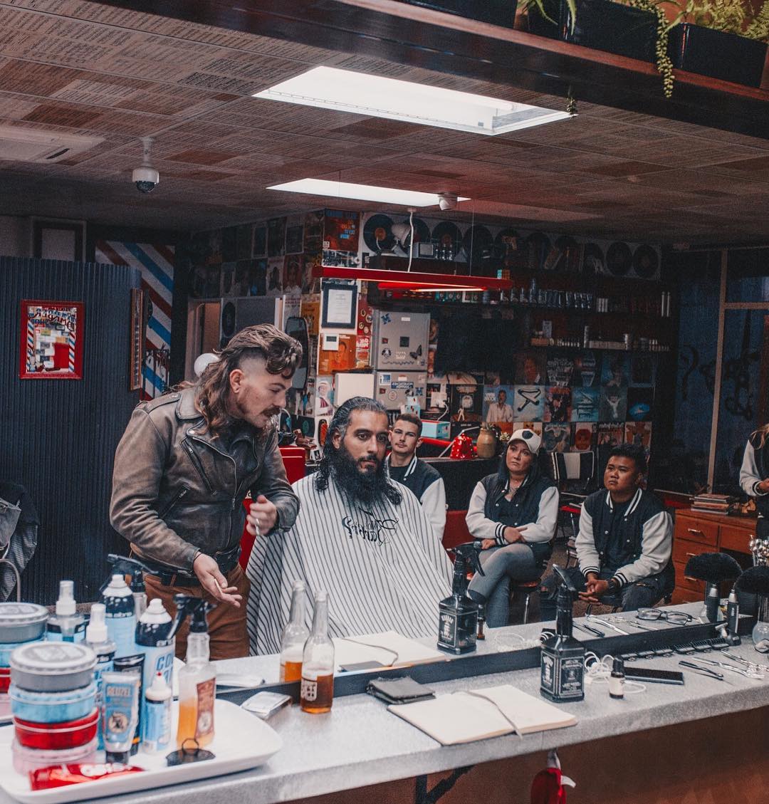 Ken Oath, brother! Canberra barber brings men's mental health talk to the chair