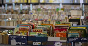 Thousands of books make the journey to Lifeline's first book fair of 2024