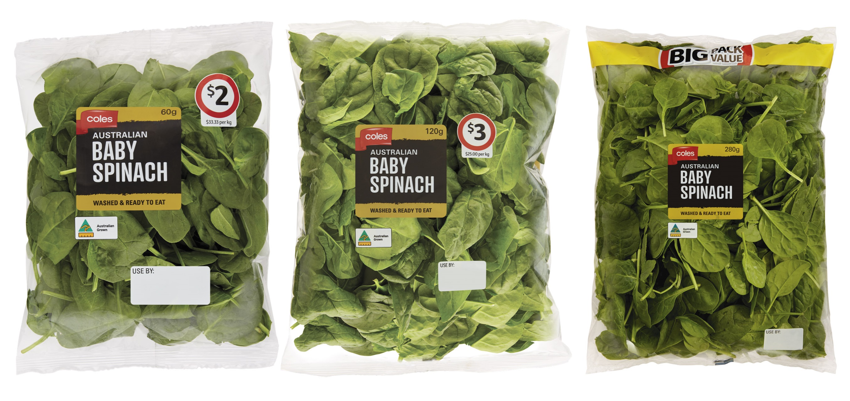 Salmonella fears prompt Coles to recall baby spinach