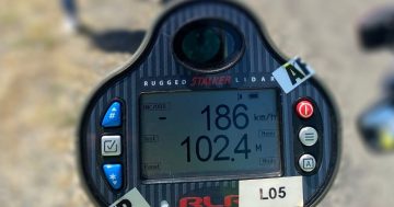 Motorcyclist busted more than 100 km/h over speed limit