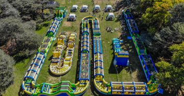 Australia's largest inflatable obstacle course is returning to Canberra