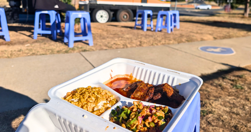 Franklin’s Nepalese food truck spices up family outdoor dining
