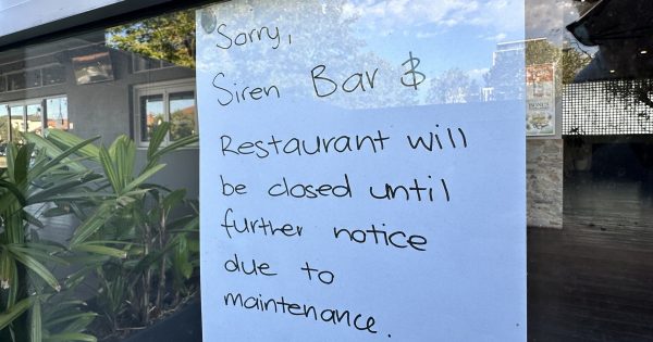 Gungahlin watering hole, Siren Bar and Restaurant, goes into liquidation